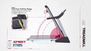 'Spirit Fitness XT 185 Motorised Treadmill'