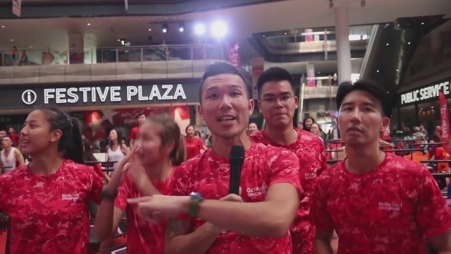 '#GetActiveSG 2019: National Day Mass Trampoline Fitness Jump Relay'