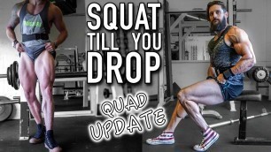 'SQUAT WORKOUT & TECHNIQUE | QUAD UPDATE | GETTING A TATTOO | Lex Fitness'