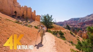 'Amazing Bryce Canyon Virtual Hike - 4K Footage for Fitness Equipment/Training Simulators - 1.5 HRS'