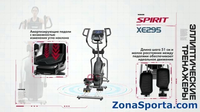 'Эллиптический тренажер Spirit Fitness XE295. Обзор'