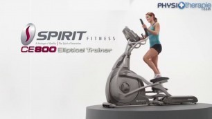 'Elliptique CE800 Spirit Fitness sur Physiotherapie.com'