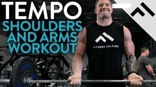 'Shoulder & Arm Workout Using Tempo'