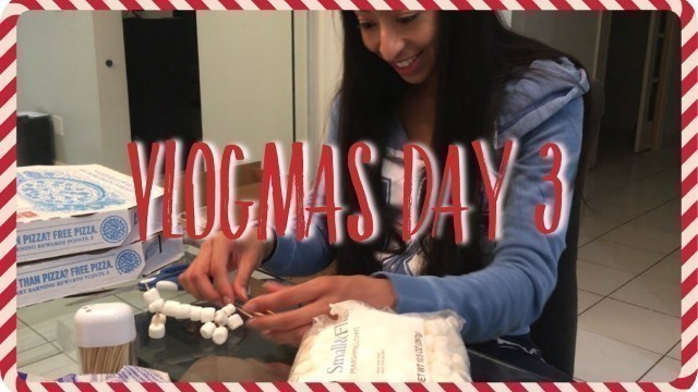 'Vlogmas Day 3 | Grocery Haul | Leg Workout | Planet Fitness Workout | Making A Gingerbread House'