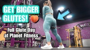 'EFFECTIVE WORKOUT TO GROW YOUR GLUTES AT PLANET FITNESS | LOVEEMANDA'