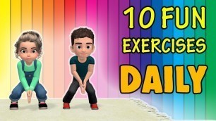 '10 Fun Daily Exercise For Kids To Do At Home'