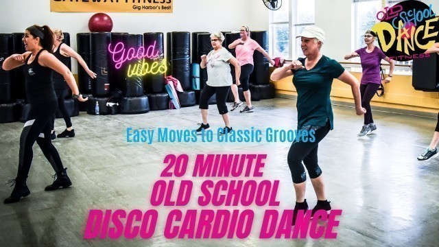 'DISCO WORKOUT: Old School Dance Fitness, 20 Min Silver Sneakers/Senior Cardio Dance Workout #osdf'