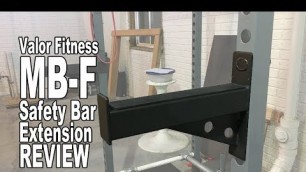 'Valor Fitness MB-F Safety Bar Extension - Amazon Review'