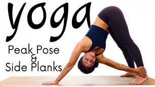 '25 Minute Yoga for Side Planks & Peak Poses | with Eliz Fitness'