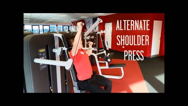 'Cheap Gym Bracknell | Kinesis Overhead Press Station exercises'