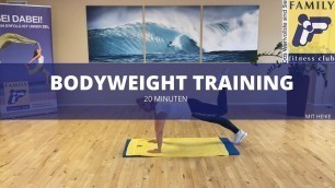 'FAMILY fitness club Leverkusen Bodyweight Workout mit Heike'