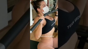 'Anushka shetty hot boobs fitness model gym workout'