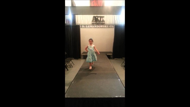 'Destiny Page - Practicing Runway for Fun Fit Fashion Show 2013'