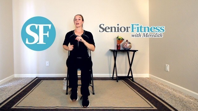 'Senior Fitness - Seated Cardio Exercises'