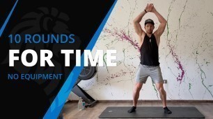 '10 Rounds for Time | FAT Burning Cardio Workout | Tom Netzmann'