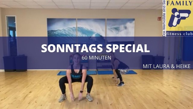 'FAMILY fitness club Leverkusen Sonntags Special mit Heike & Laura'