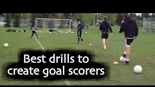 'Soccer drills and training teach how to score more goals in soccer'