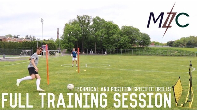 'Full Training Session With a Teammate | Technical and Position Specific Drills For Footballers'