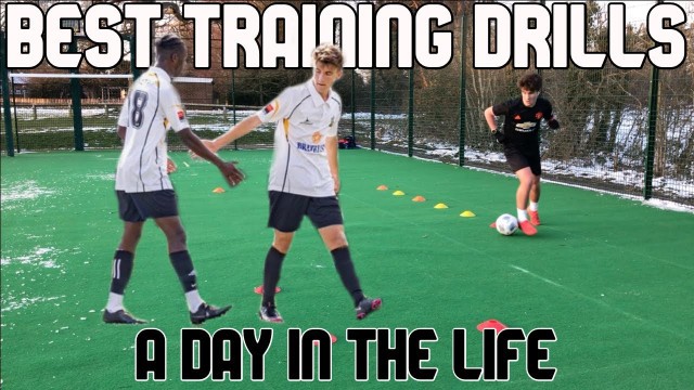 'THE BEST TRAINING DRILLS! A DAY IN THE LIFE OF AN ACADEMY FOOTBALLER!!'