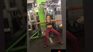 'Neha Pendse Hot Figure Sexy Gym Workout Video'