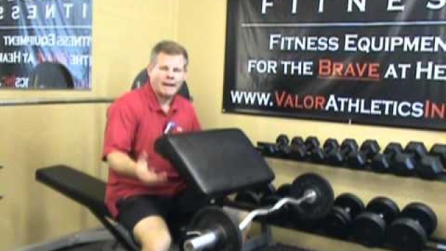 'Valor Fitness EX-2 Preacher Curl Attachment'