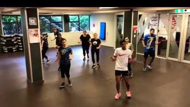 'Credit to Caleb Marshall aka The Fitness Marshall for this choreo, love it!'