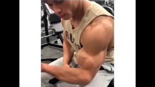 'Best biceps peak - Fitness goals. #fitnessgoals #biceps #gym'