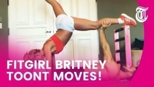 'Britney Spears deelt sexy fitness-video'