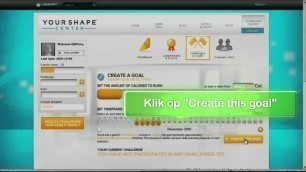 'Your Shape: Fitness Evolved - How to set your own goal in the Your Shape Center? [NL]'