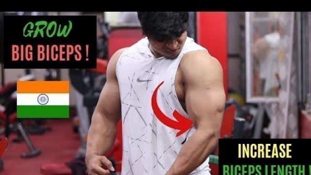 'Grow Your BICEPS PEAK(Long Head WORKOUT)'