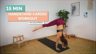 '15 MIN Handstand Cardio Workout | Follow Along | Mitmach - HIT'