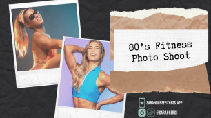 '80’s Fitness Photo Shoot BTS & Results #Shorts'