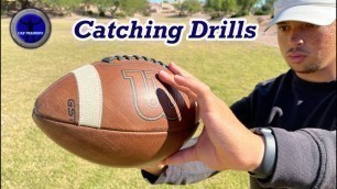 '3 Catching Drills for Youth Football Players | Improve Catching for Football'