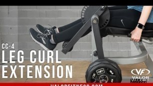 'CC-4 Valor Fitness Leg Extension / Leg Curl Machine'