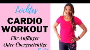 '10 min. Cardio Workout  IM STEHEN - Ohne GERÄTE - Für ANFÄNGER / ÜBERGEWICHTIGE (Part2)'