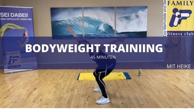 'FAMILY fitness club Leverkusen Bodyweight Training mit Heike'