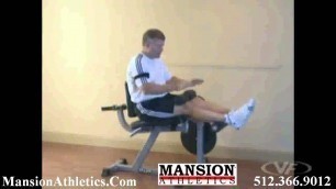 'Valor Fitness CC-4 Leg Curl Extension Machine - Mansion Athletics'