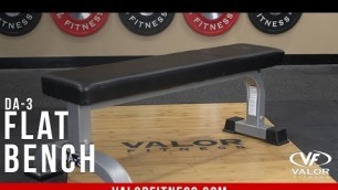 'Valor Fitness DA-3, Flat Bench'
