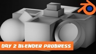 'Day 2: Blender Progress - Grant Abbitt\'s Beginner Exercise Level 2'