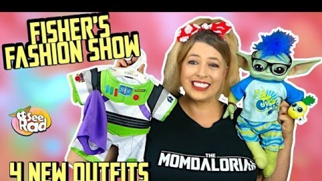 'FISHER\'S FASHION SHOW | Build-A-Bear Outfits - How Well Do They Fit a Reborn Grogu Doll?'