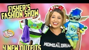 'FISHER\'S FASHION SHOW | Build-A-Bear Outfits - How Well Do They Fit a Reborn Grogu Doll?'