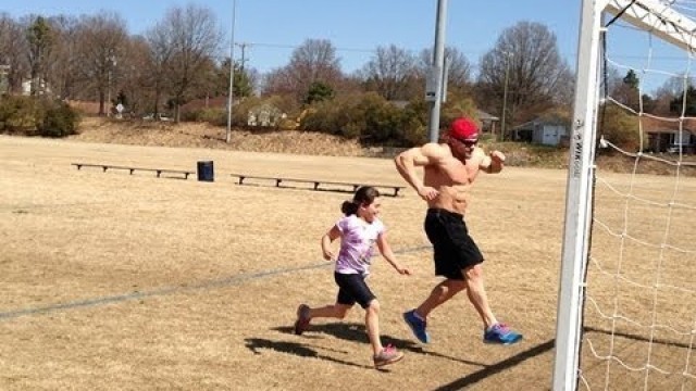 'Soccer Practice--The Chicken Drill! | Tiger Fitness'