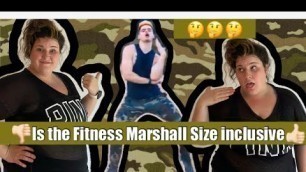 'Is the Fitness Marshall Size Inclusive?/ 30 minutes of dance workouts as plus size woman at +250lbs'