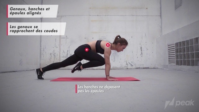 'Mountain Climber: séance fitness avec Peak Workout'