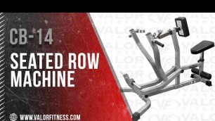 'Valor Fitness CB-14, Seated Chest Pull / Seated Row'