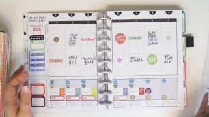 'Plan With ME - First Fall Spread In My MAMBI Fitness Planner #5'