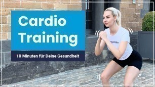 '10 Minuten Cardio Workout ohne Geräte ➡️ Powere Dich aus & verbrenne Kalorien!'