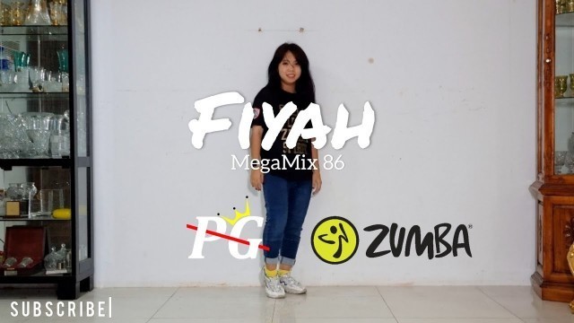 'MegaMix 86 | Fiyah - Merengue Urbano | WORKOUT | DANCE FITNESS | ZUMBA | BRUNEI | Zin PG'