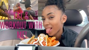 'CAR TACO MUKBANG, COME TO PLANET FITNESS WITH ME (first time*)  | VLOG'