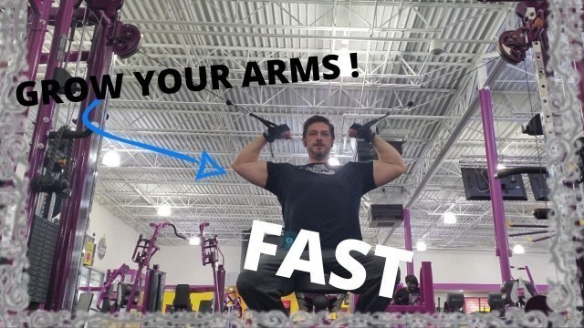 'Get Bigger Arms at Planet Fitness *Shoulders / Bis WORKOUT*'